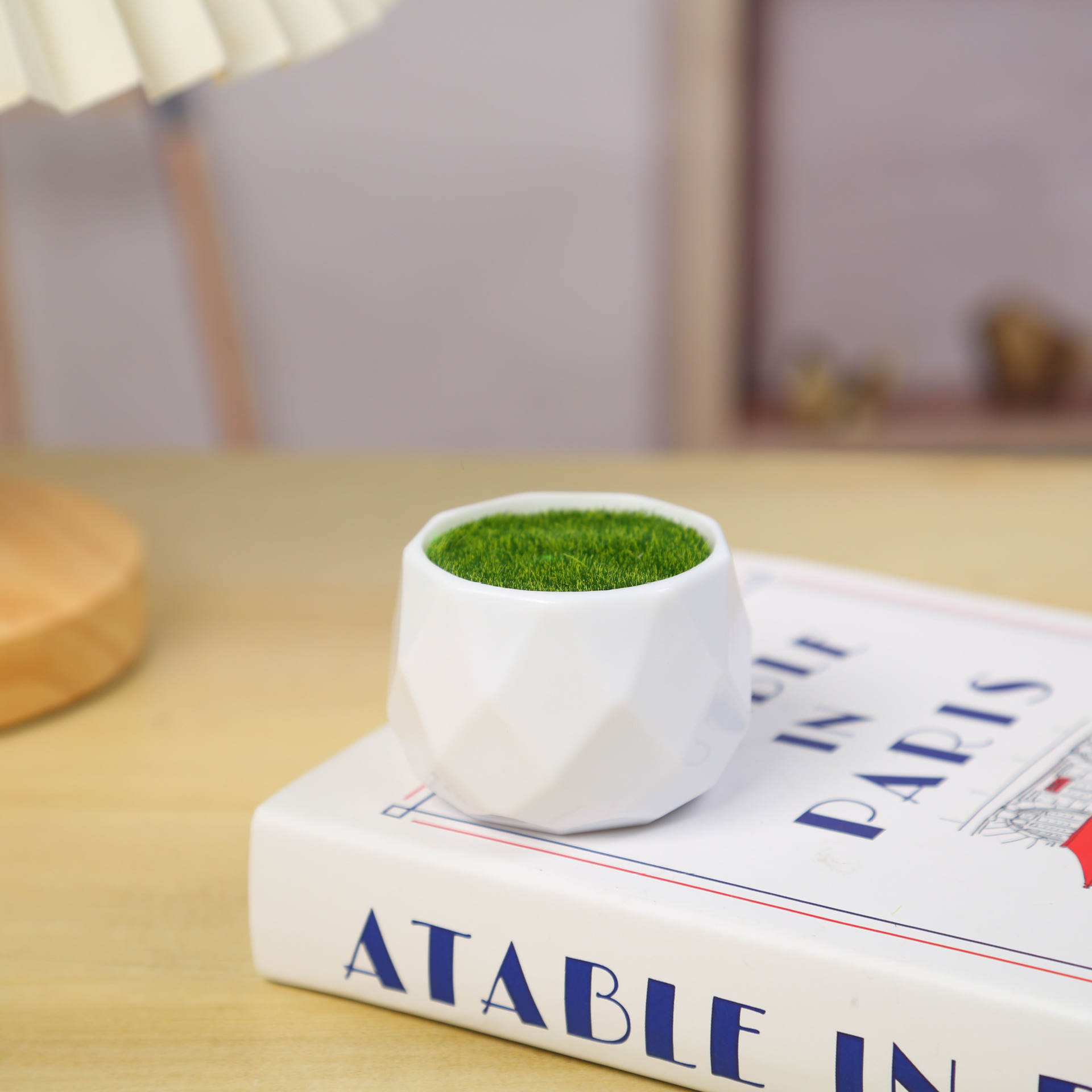 Factory Mini Small Flower Pot Wool Hook Stall Potted Plant Twist Rod Plastic Flower Pot Diamond Diamond Ornaments Car Flower Pot