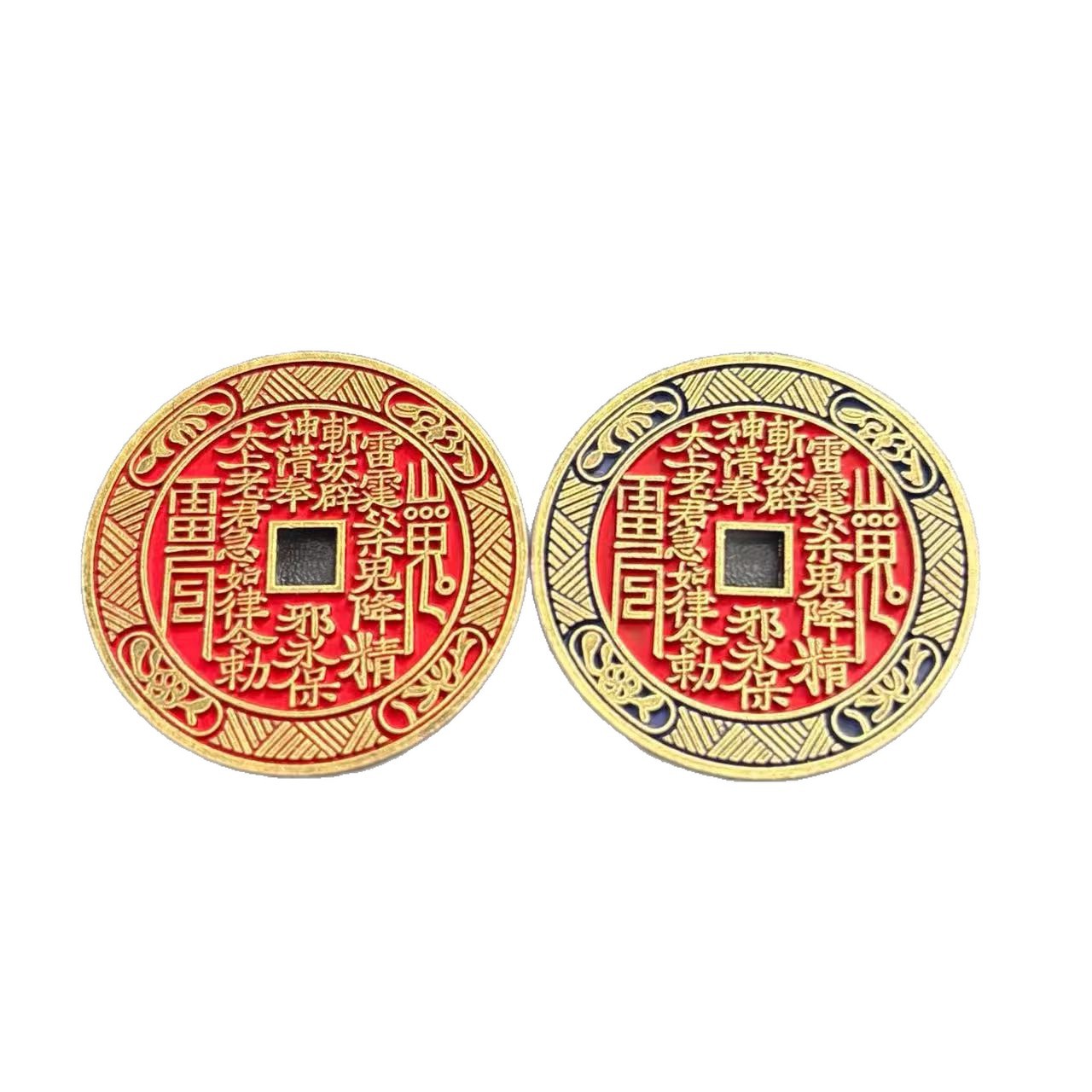 Cinnabar Mountain Ghost Flower Antique Bronze Craft Carved Pendant Versatile New Chinese Style Accessory National Style Accessory Gift