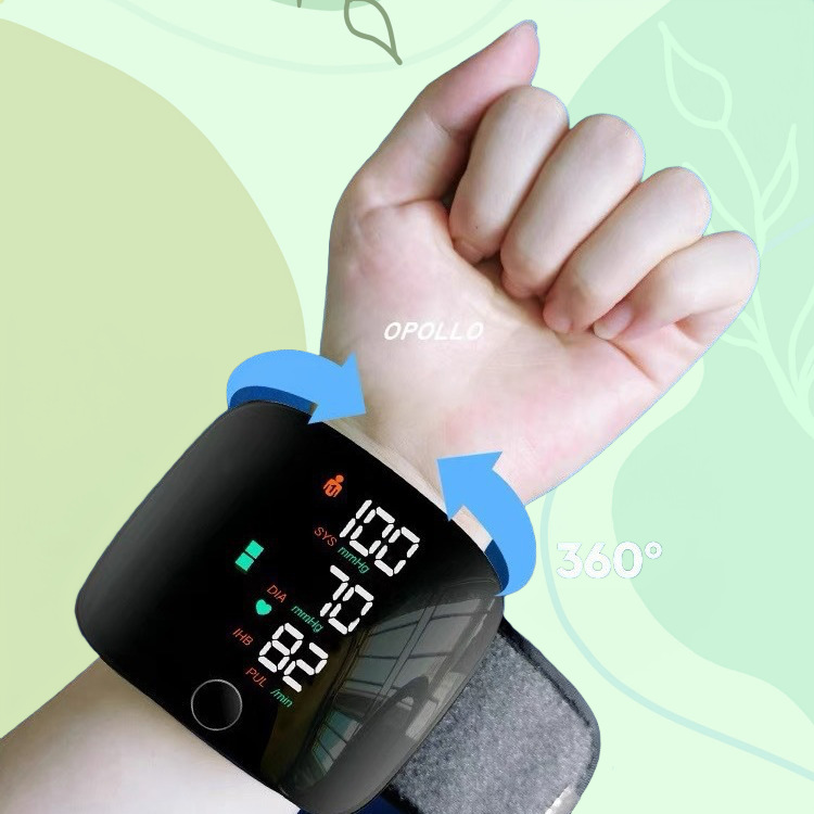 Rechargeable Wrist Blood Pressure Monitor Home Medical Blood Pressure Fully Automatic Measuring Instrument Blood Pressure Smart Electronic Blood Pressure Monitor