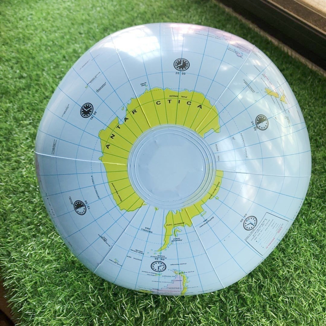 Manufacturer's Ready-Made Inflatable Globe Environmentally Friendly Pvc 16inch Globe Teaching Props Hot Sale and Timely Delivery