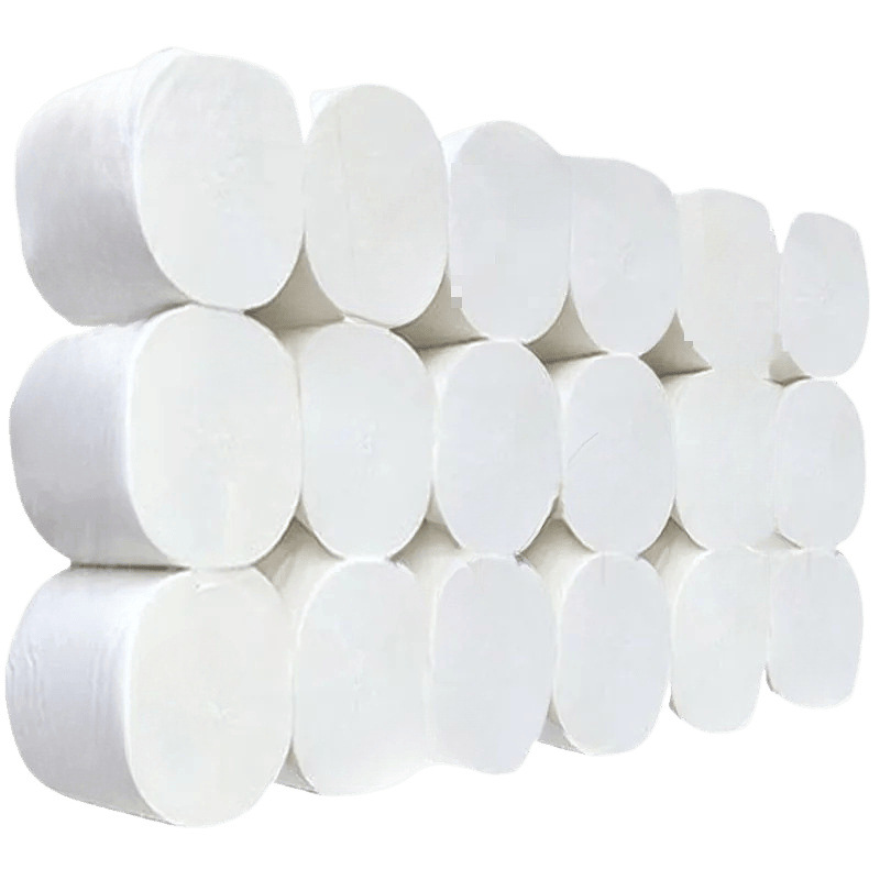 5kg Rolls of Toilet Paper Bulk Household Affordable Street Stall 5-Layer Thick Solid Roll Paper