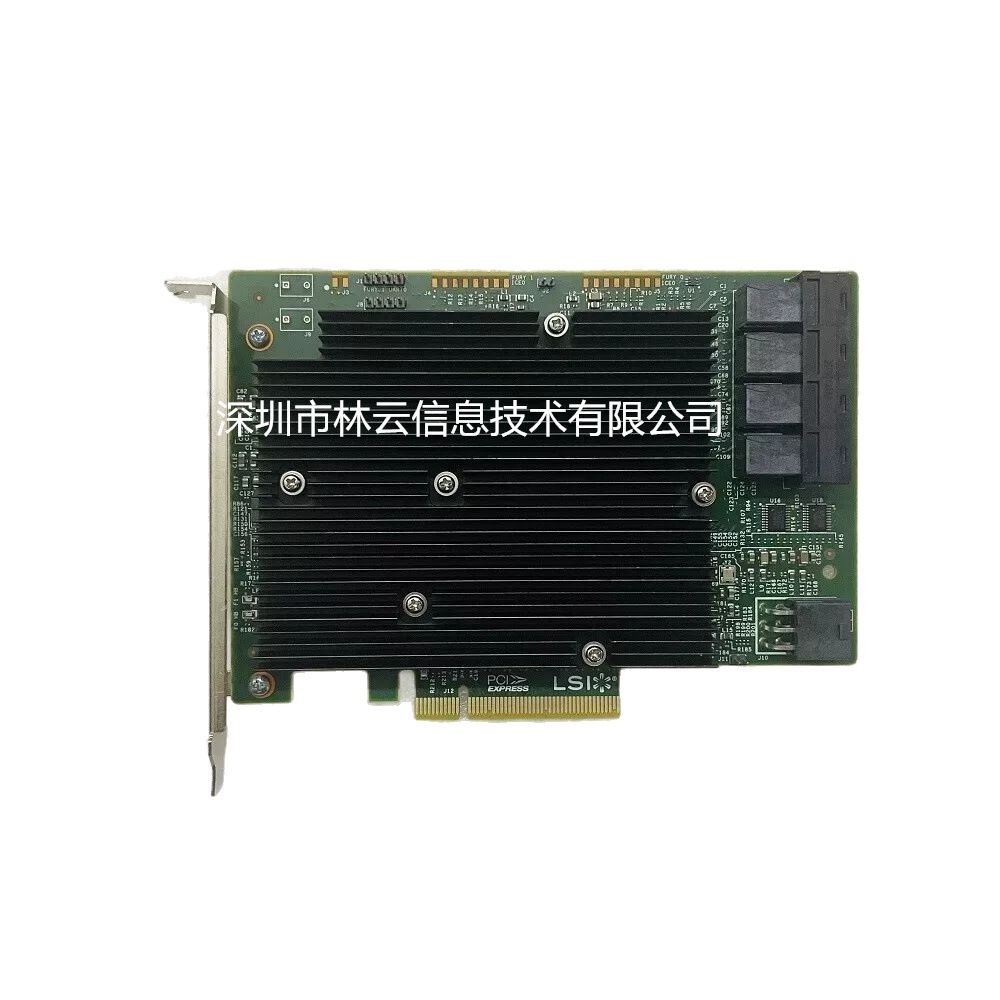 Suitable for Lsi 9300-16I 16-Port 12Gb Hba Pass-Through Card Expansion Card Supports 16t Sas 3008