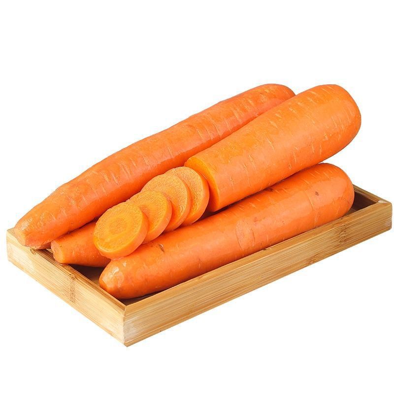 5kg Whole Boxes with Free Shipping, Fresh Carrots from Sandy Soil, Fresh Vegetables, Farm-Grown Fruits, Red