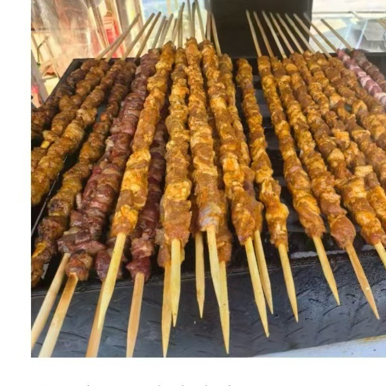 95cm Duck Meat Skewers Bbq Ingredients Snack Food Internet Celebrity Snack Night Market Bbq Stall Food Quick Frozen