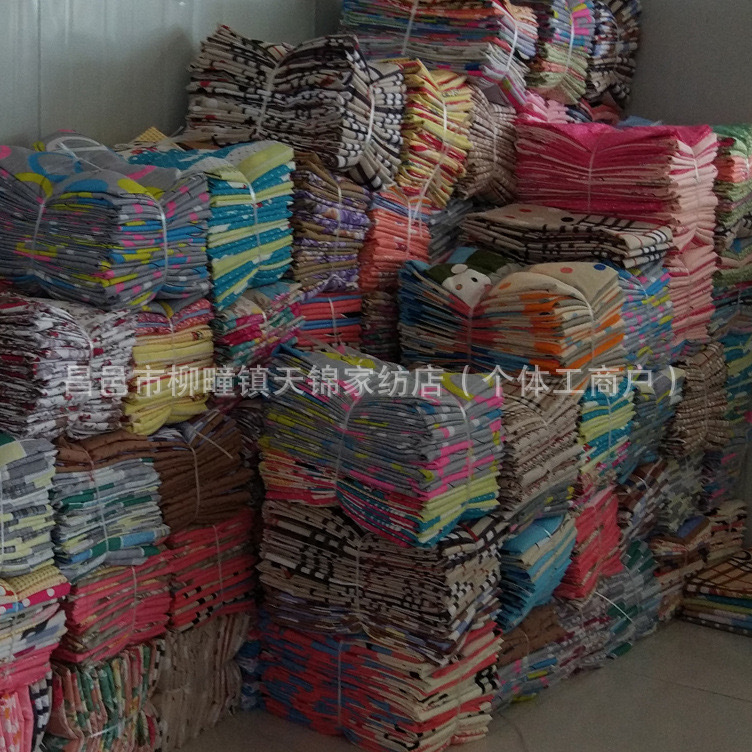 Wholesale Diamond Velvet Plant Cashmere Coarse Cloth Bedding for Street Stalls and Market Trips