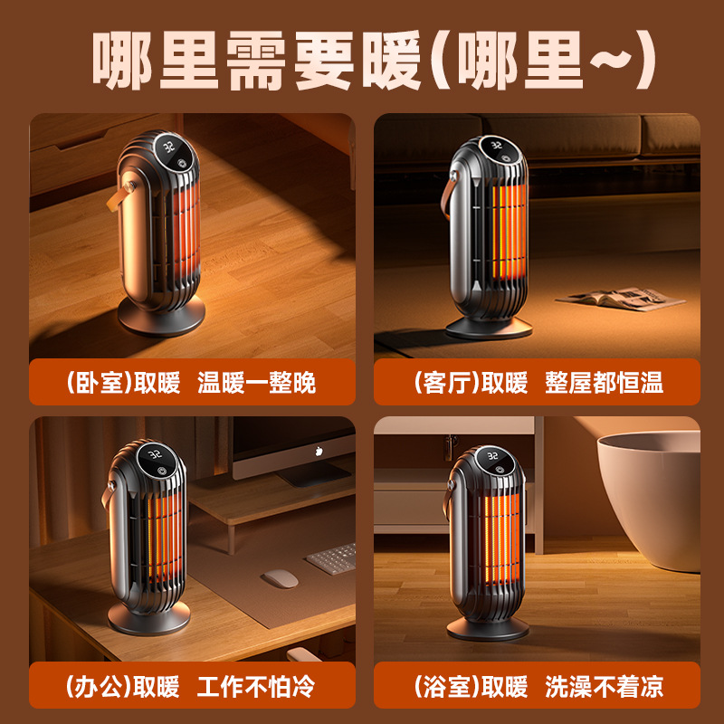 Cross-Border New Desktop Heater Small Heater Home Dormitory Winter Heating Artifact Bedroom Heater