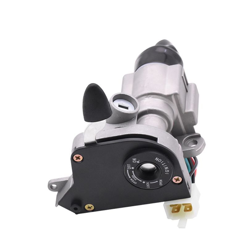 Motorcycle pedal RSZ100 anti-theft lock Sanyang Flying Eagle ghost fire generation rear electric door lock set Lock head lock accessories