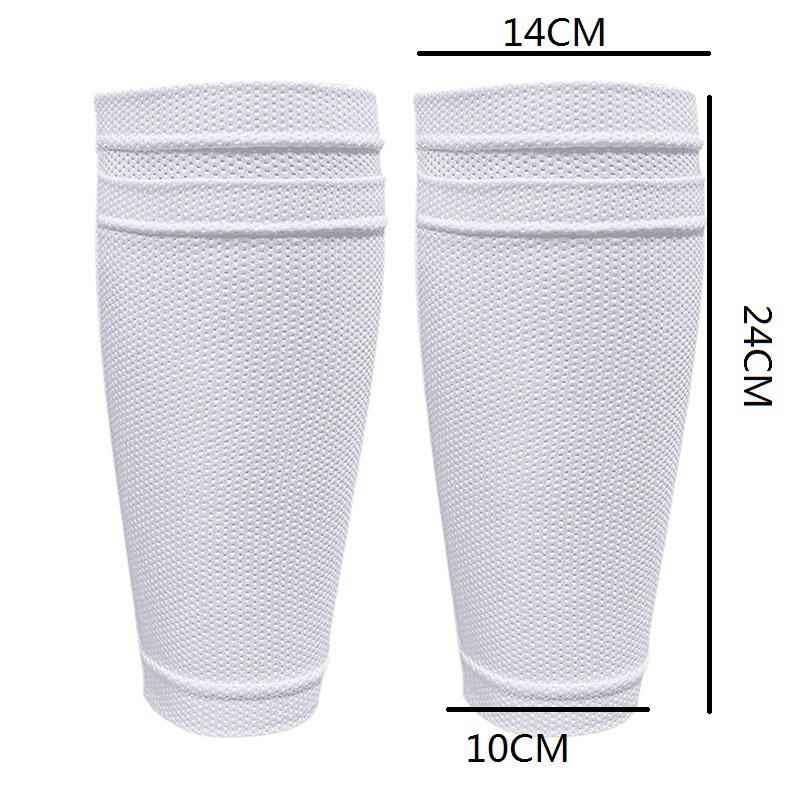 Soccer Leg Socks Double-layer Breathable High Elastic Mesh Shin Guard Leg Guard High Elastic Reinforced Pocket