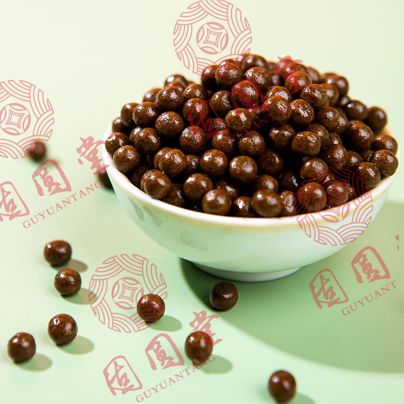 The Pill Manufacturer Lubei Pill Processes Nine-Steamed and Nine-Dried Sesame Pills, Sea Cucumber Pills, Honey Pills, Oyster Pills, and Water-Proof Pills