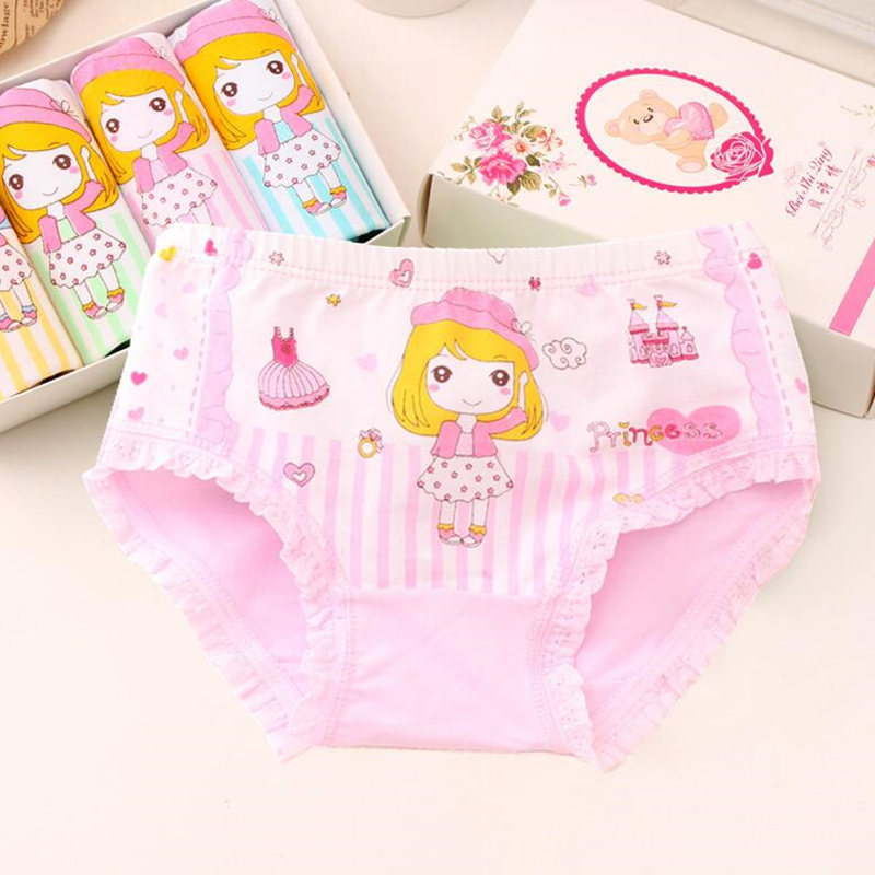 Girls' underwear triangle cotton class a girls' medium and large children's baby underwear boxer shorts children's underwear wholesale