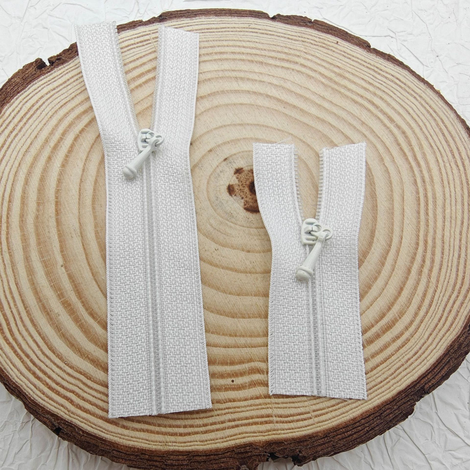 In-Stock No. 0 Zipper Doll Clothes Nylon Black and White Closed-End Zipper Small Zipper Doll Bjd Doll Clothes Toy Zipper