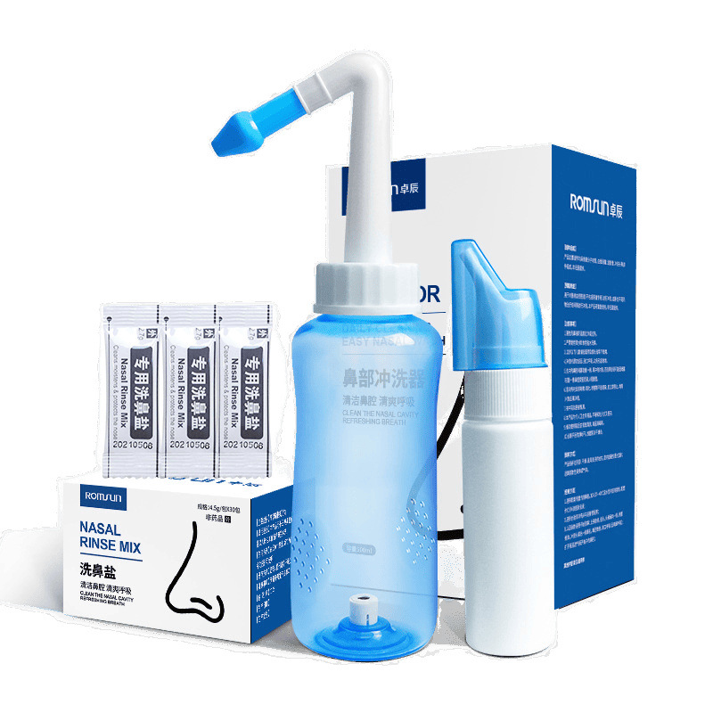 Special Sea Salt Water for Nasal Wash, Kidsren's Medical Sinusitis Allergy, Physiological Rhinitis, Manual Nasal Wash Salt