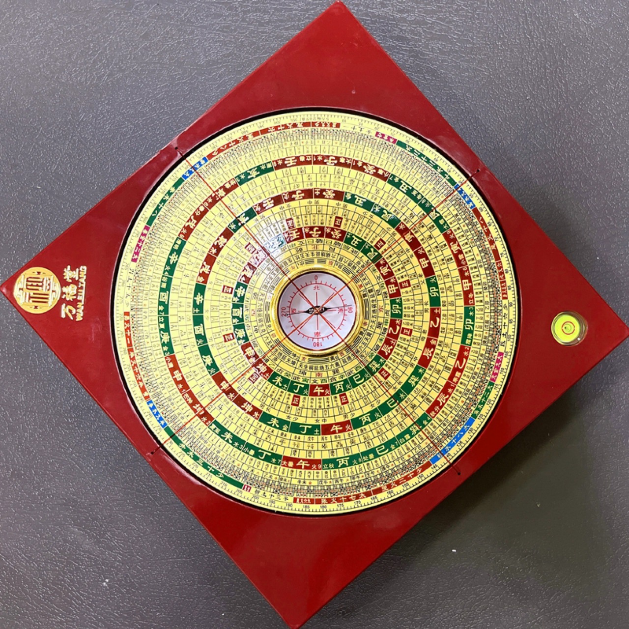 Factory wholesale new Wanfutang 6-inch large font 21-layer three-plate pure copper high-precision compass