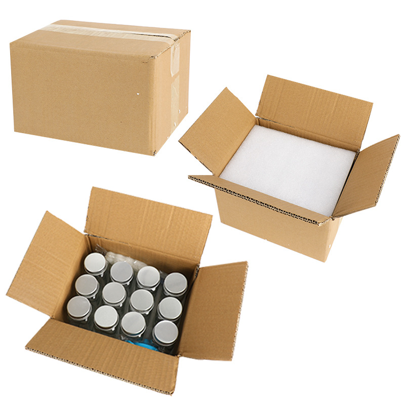 120ml square barbecue seasoning bottle household seasoning jar aluminum lid seasoning bottle wooden lid glass Pepper bottle wholesale