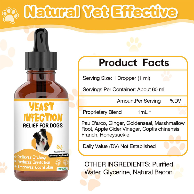 Amazon's Hottest Cross-Border Pet Dog Yeast Infection Drops Yeast Infection Treatment