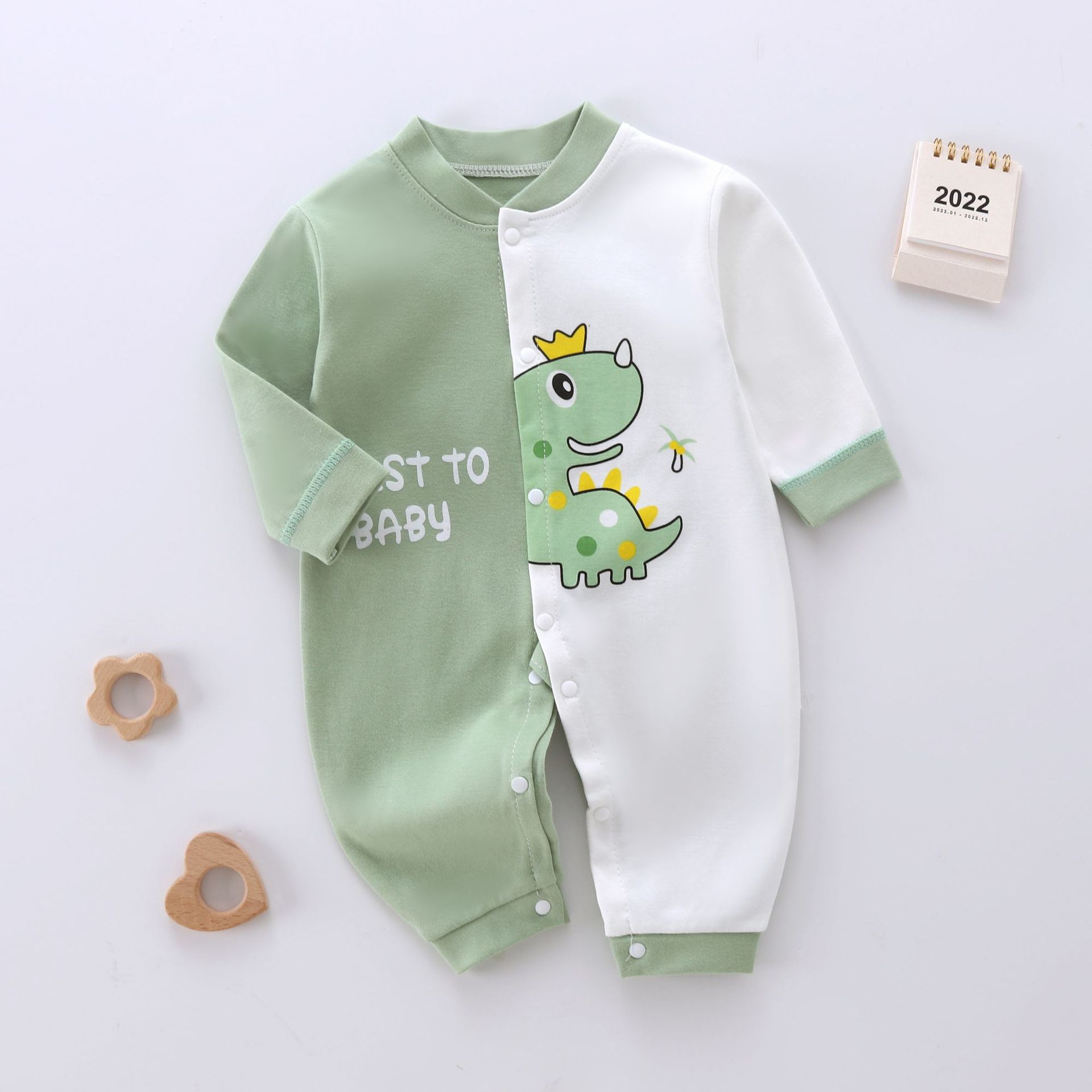 New Baby Jumpsuit Autumn and Winter Long Sleeve Combed Cotton Printed Climbing Suit for Boys and Girls Baby Underwear Baby Clothes