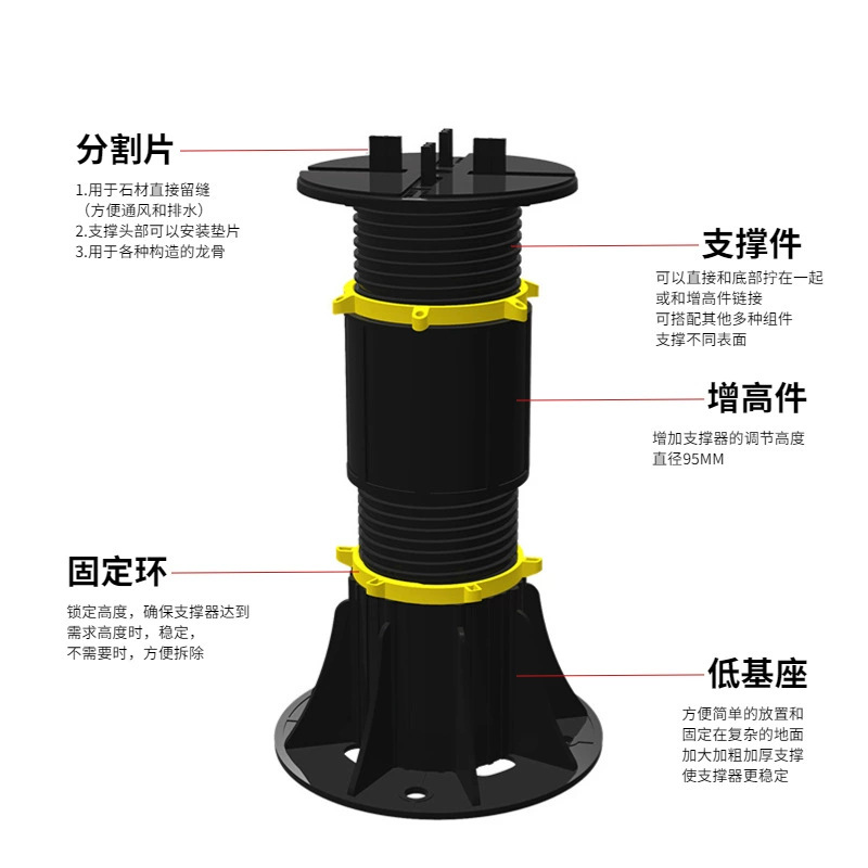 Brand New Adjustable Water Feature Stone Fountain Thickened Keel Support Frame Universal Support Device