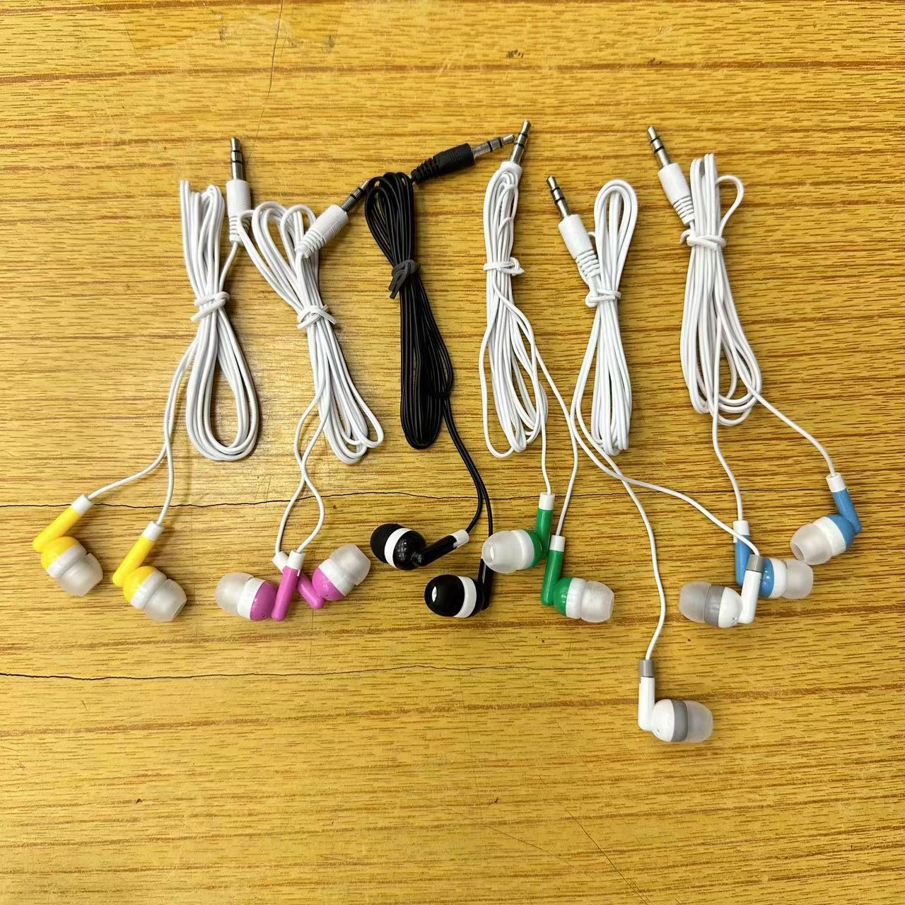 Цветные внутриканальные наушники, многоцветные для студентов, наушники для музыки Mp3, цветные модели, 3.5мм универсальные