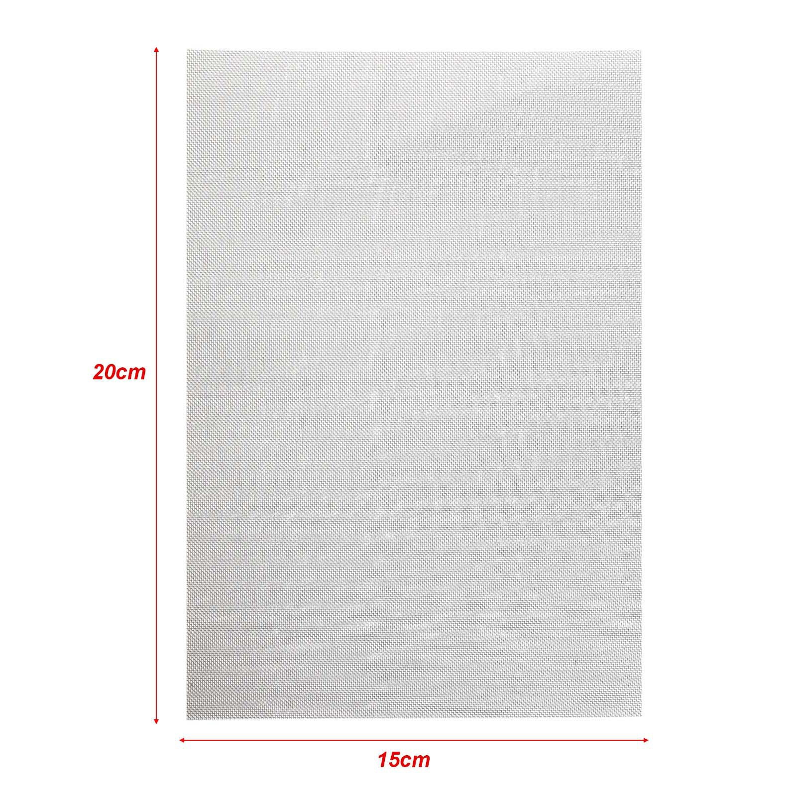 3 Sheets of Stainless Steel Repair Mesh for Car Bumper Repair Machine Welding Plastic Hole Crack Repair Mesh