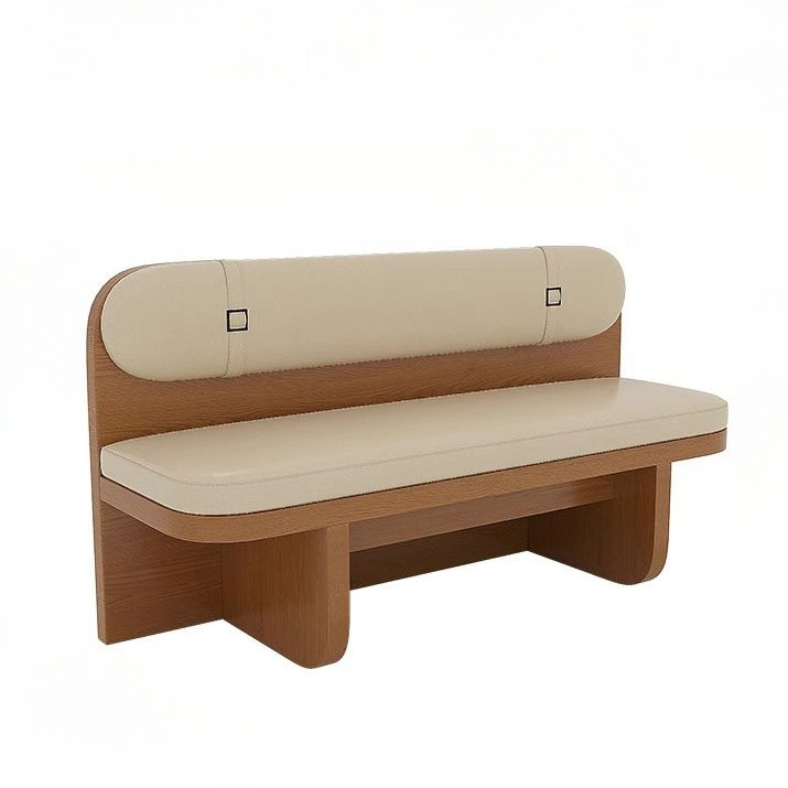 Card Holder Sofa Milk Tea Shop Table and Chair Combination Cafe Retro Dining Table Commercial Catering Tea House Wall Seat