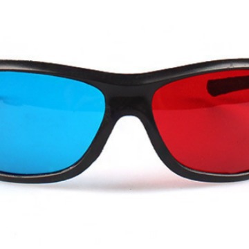 2021 New in stock Factory Direct red and blue 3d glasses 3D stereo glasses sports Wholesale