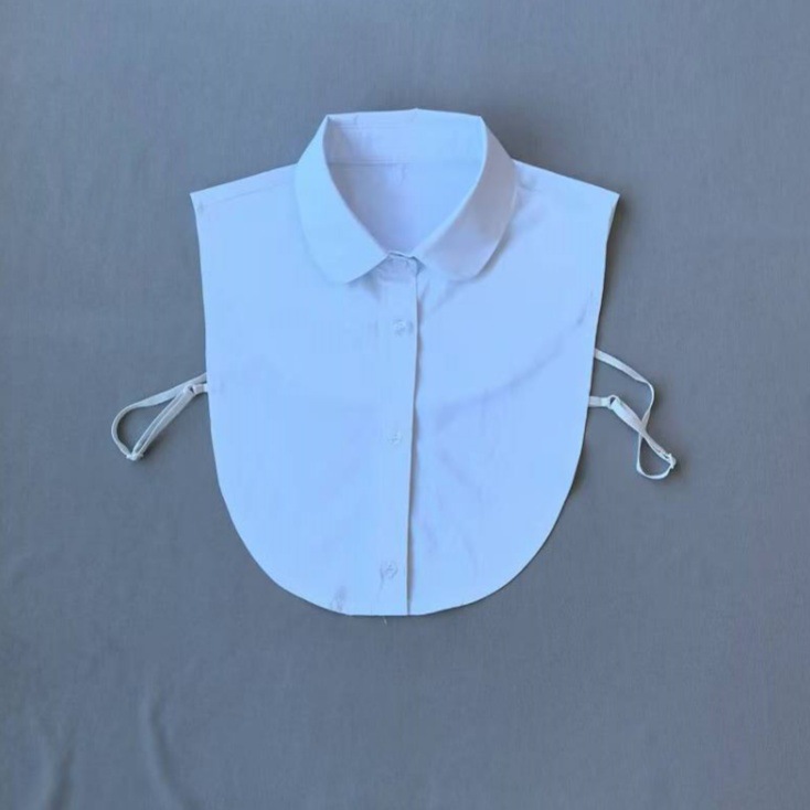 Amazon Foreign Trade Fake Collar All-match Blouse Workwear Shirt White Collar Decorative Fake Collar Base Shirt Fake Collar
