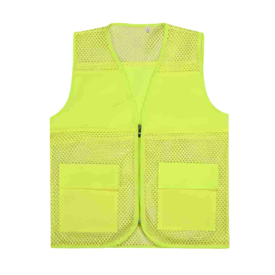 Mesh Fishing Net Volunteer Vest Work Clothes Can Be Customized with Logo Printing Advertising Shirt Mesh Vest Volunteer Uniform