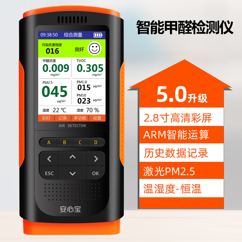 Новый детектор формальдегида для дома профессиональный тестер качества воздуха в помещении инструмент для проверки формальдегида