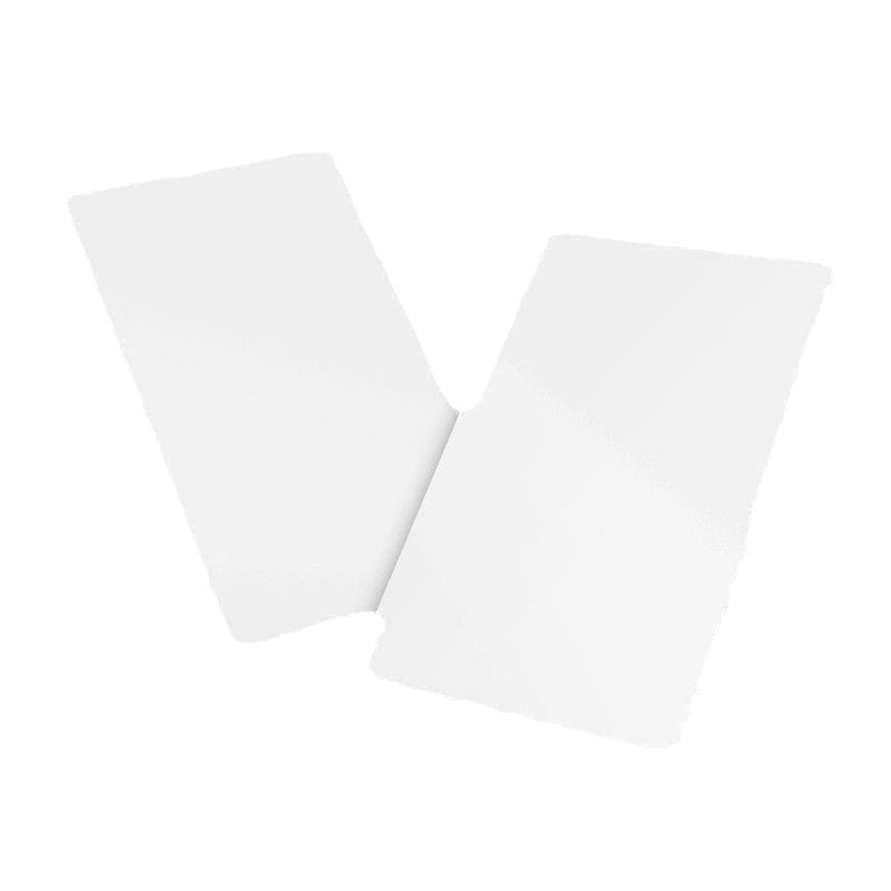 Ribbon card printing white card CR80 coated white card UV printing white card inkjet coating white card PVC white card