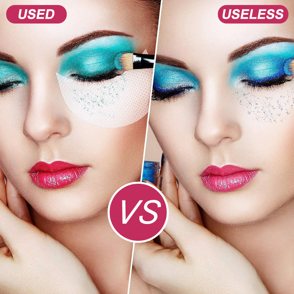 Cross-border Eye Shadow Paste Eyeliner Paste Grafting Eyelash Isolation Sticker Non-woven Isolation Eye Paste Eyelash Unloading Tool