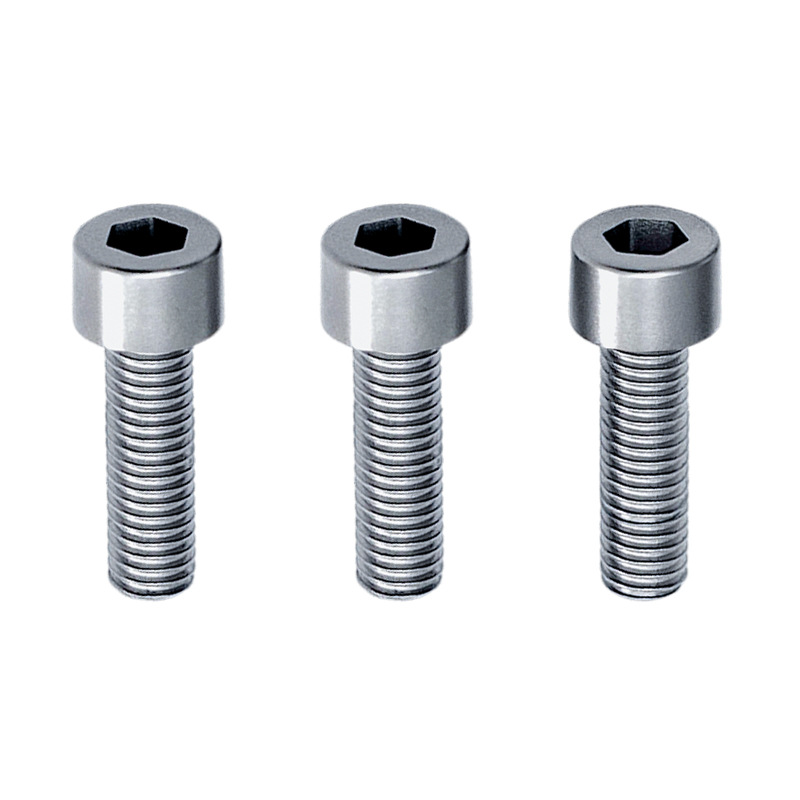Kaihe Technology Titanium Alloy Tc4 Screw M6 Set Screw Headless Hexagonal Flat End Machine Meter Titanium Screw High Strength