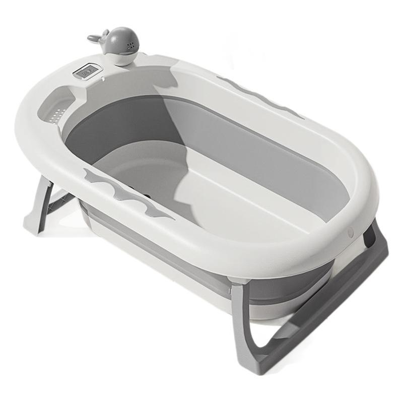 Household Baby Foldableable Bathtub Baby and Toddler Bathtub Large Bathtub Sitting and Lying Child Newborn Bathtub