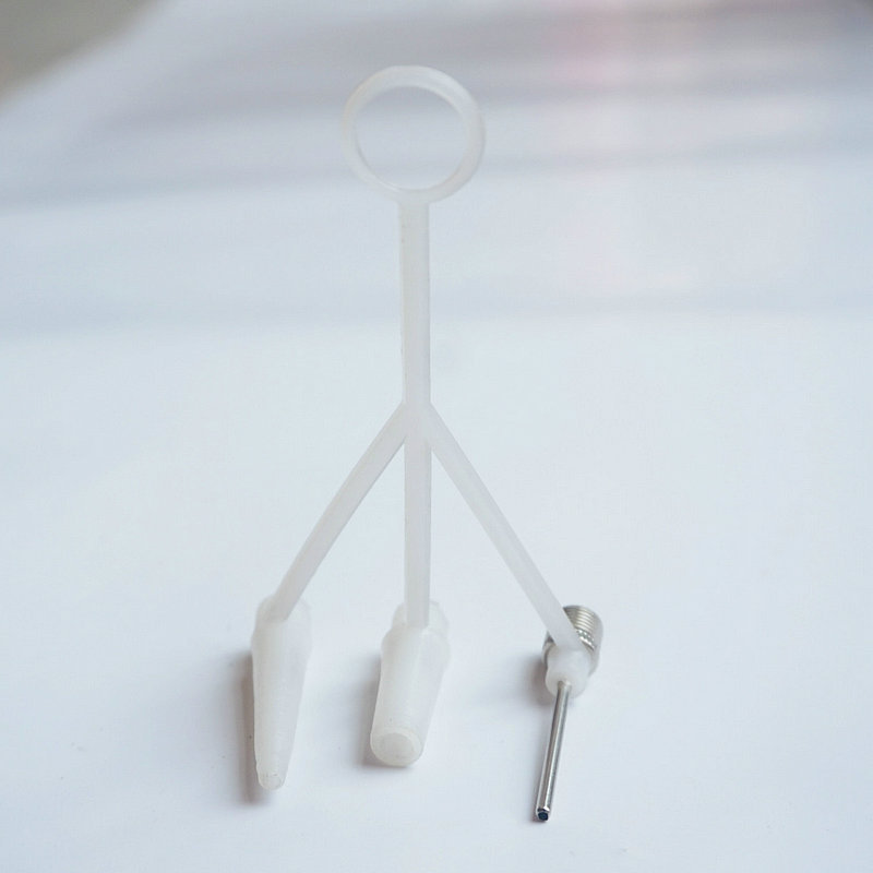 Ball white plastic three-claw gas needle wholesale multi-use mini conversion needle rubber boat swimming ring inflatable needle