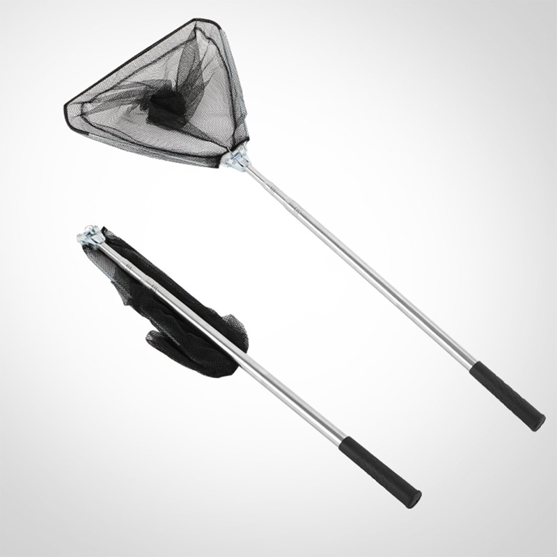 Stainless Steel Folding Fishing Net, Telescopic Fishing Net, Fishing Net, Telescopic Folding Fishing Net, Fishing Gear Wholesale