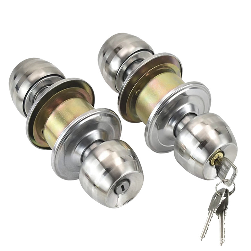 5831 steel double spherical door lock stainless steel old-fashioned universal toilet door lock ball factory direct sales lock