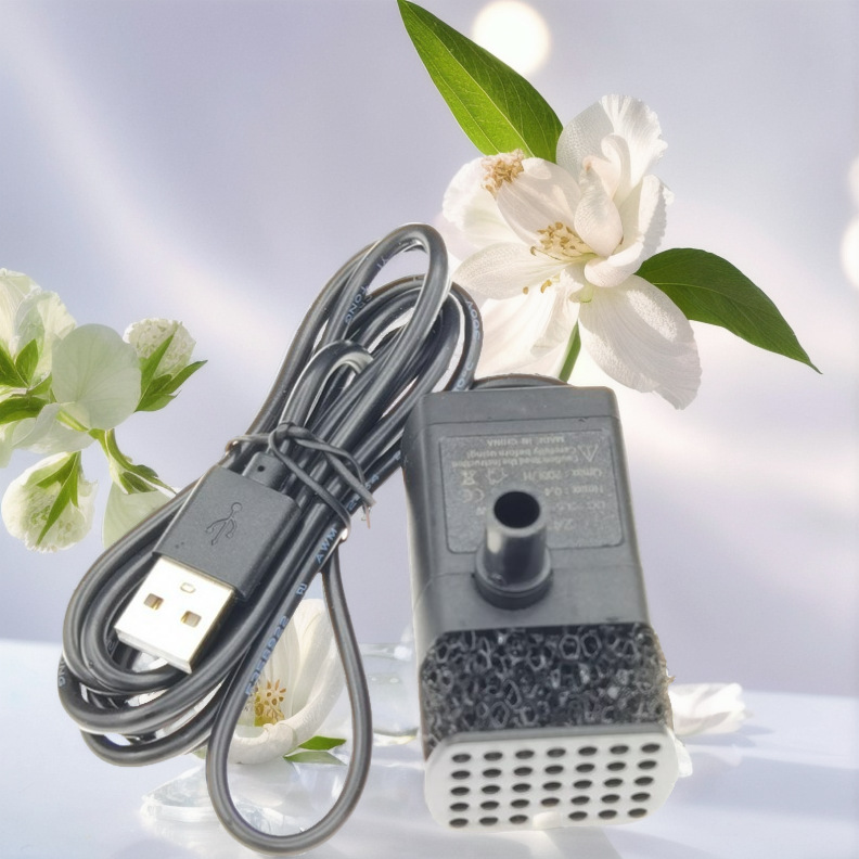 Source Factory 2415-12 Pet Silent USB Micro Water Pump 5V Dc Brushless Micro Water Pump Small Water Pump