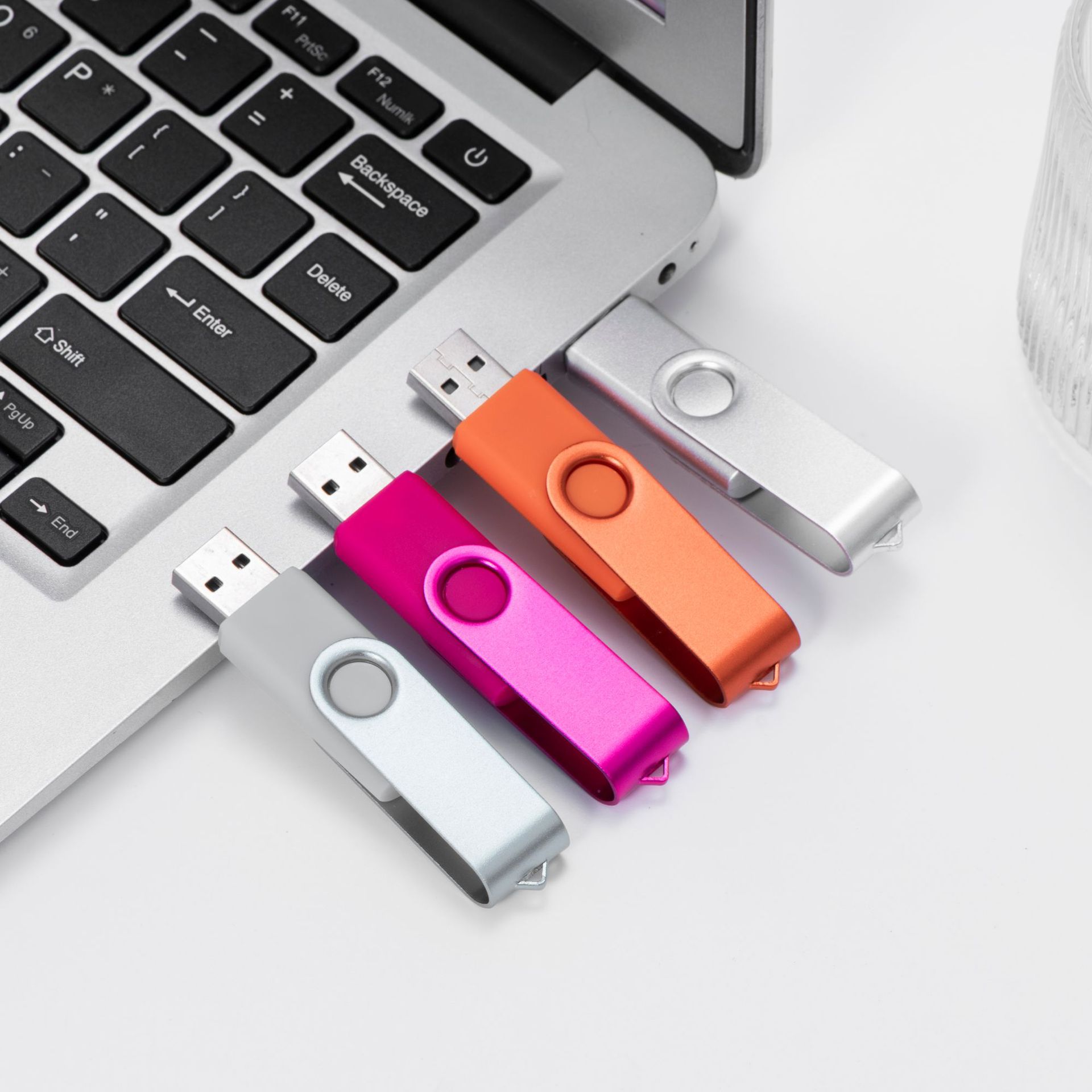 Rotating usb Flash Drive logo Bidding Advertising 16 Exhibition Creative Gift Promotion 32g usb Flash Drive Engraving 64g Wholesale