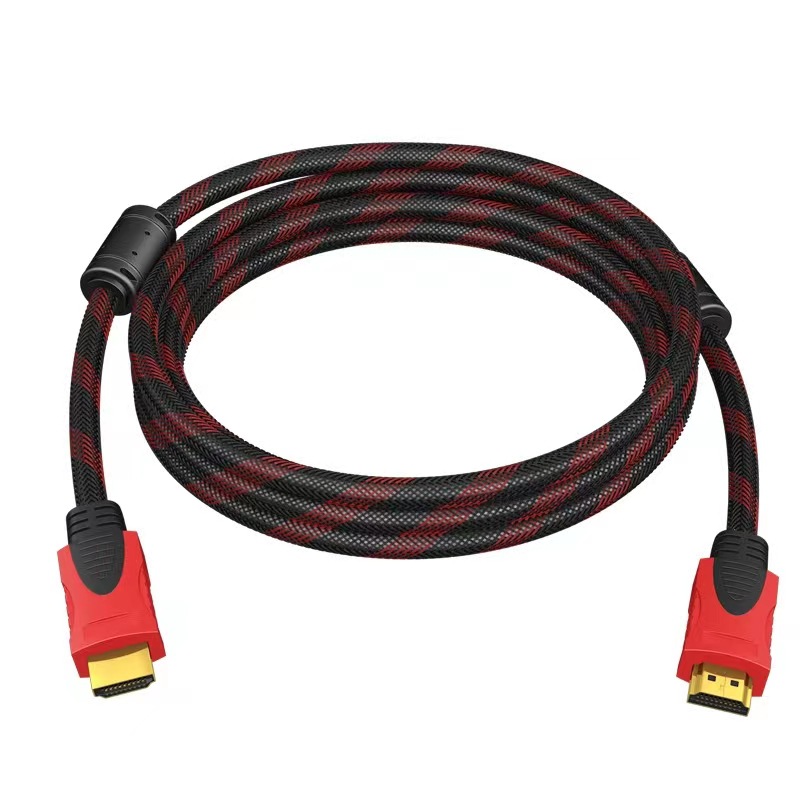 Factory spot HDMI HD line 1.4 version red and black net hdmi line neutral 1.5 meters 15 meters computer TV