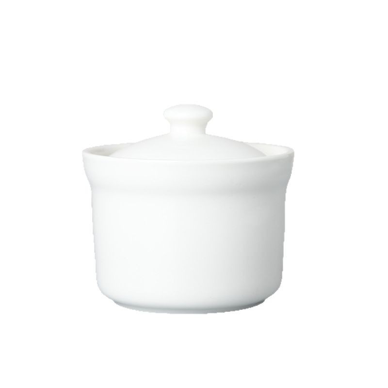 4 Inch Ceramic Stew Pot with Lid Hotel Special Water-proof Stew Household Soup Pot Shaxian Simmer Soup Crock Soup Steamed Eggs