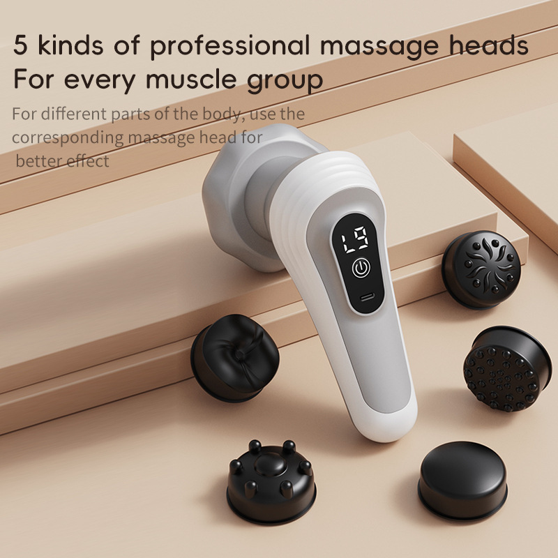 Cross-Border Handheld Wireless Electric Massage Vibration Fat Removal Machine Portable Full-Body Massage Meridian Dredging Fat Pushing Machine