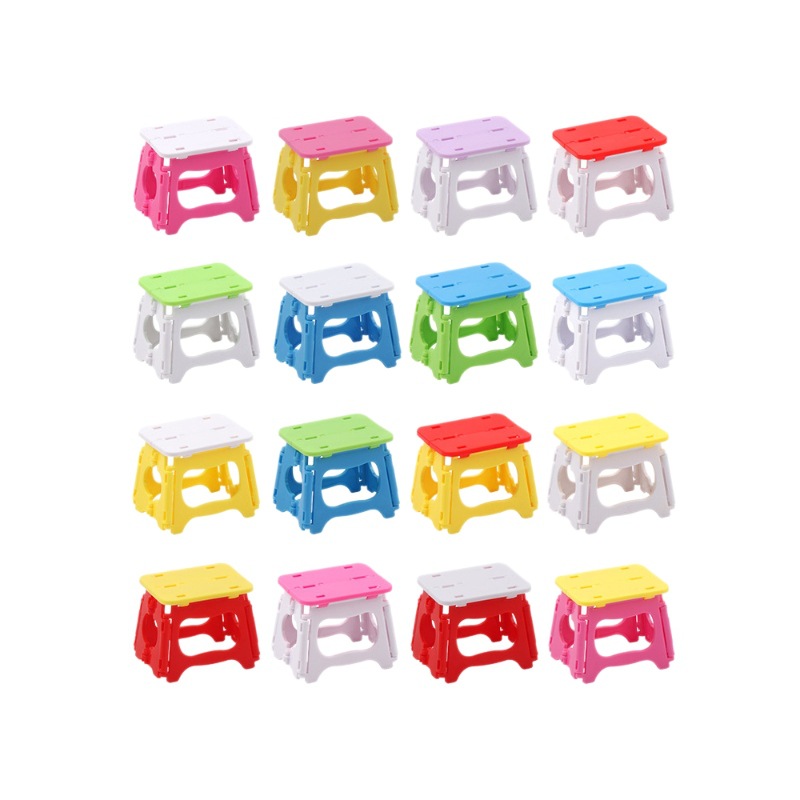 New Colorfulful Mini Foldableing Stools, Creative Play House Game Toys, Fun Mini Stool Ornaments