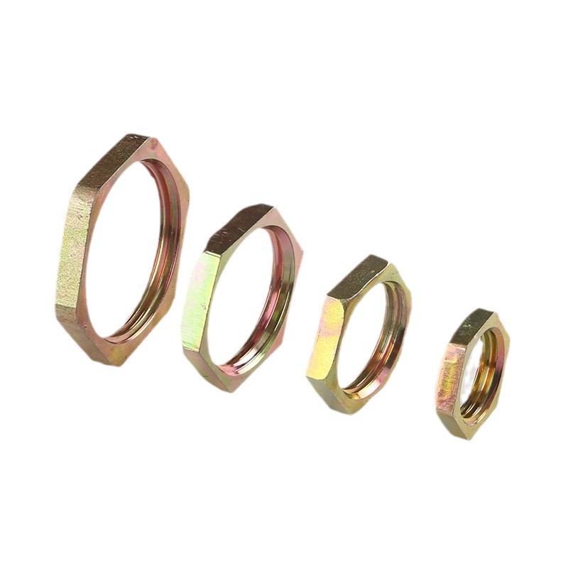 Explosion-Proof Lock Nut 1/2 Lock Nut Explosion-Proof Lock Nut Explosion-Proof Flexible Pipe Joint Lock Nut G3/4-G1 Carbon Steel Nut