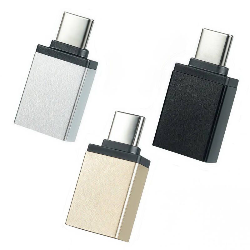 Адаптер для мобильного телефона Typec на Usb2.0 алюминиевый сплав Otg адаптер для мыши и клавиатуры
