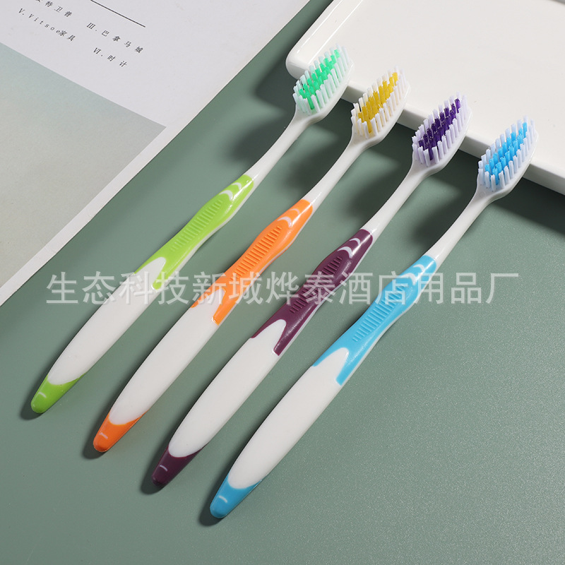 Toothbrush Hotel Disposable Toothbrush Air Travel Home Hospitality Goods Soft Hair Toothbrush Sheath Factory Wholesale