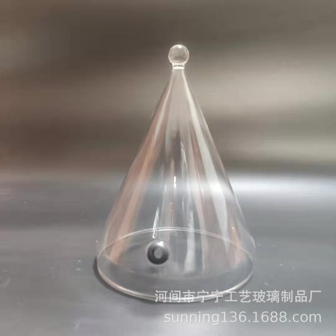 Glass Smoke Cover Wholesale in Stock, Factory Direct Supply, Hotel Supplies, Creative Glass Dry Ice Tableware, Dust-Proof and Fresh-Keeping Cover