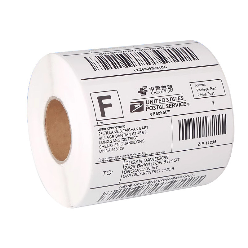 North and South Single Anti-Thermal Paper Self-Adhesive Sticker Three-Proof 150*100*90*80*70*60*50*40*30 Label