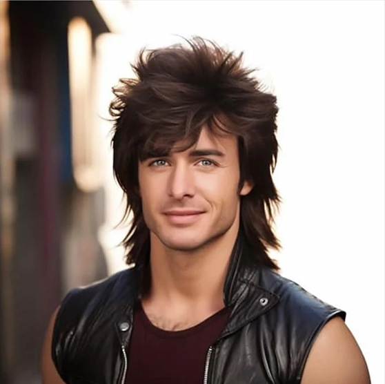 2024 Amazon new wig European and American men's punk chemical fiber headgear multicolor optional factory wholesale wig