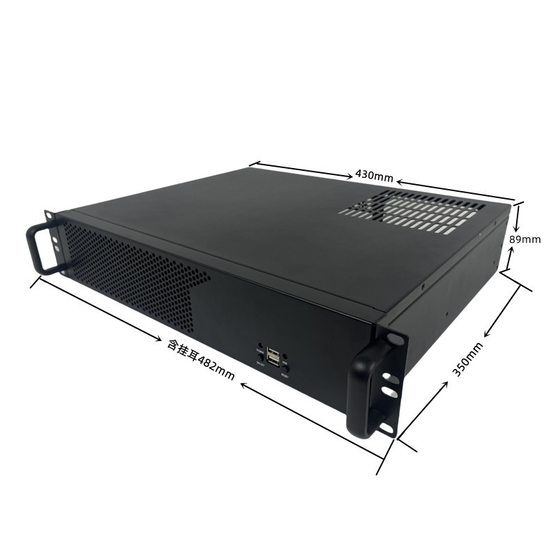 2U Server Industrial Control Engineering Chassis 3 Hard Disk Bit Chassis Multi-Hard Disk Bit 2U Server Computer Chassis
