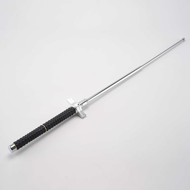 Self-Defense Telescopic Stick, Swing Stick, Hand Guard, Block Swing Stick, Three-Section Stick, Alloy Steel Quenching Process, Self-Defense Direct Supply