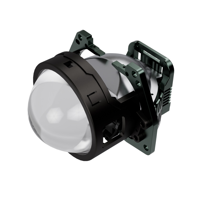 Cross-Border 3inch Double Light Cup 9-16V High-Power Non-Destructive Led Bifocal Lens Car Headlight with Hella 5-Hole